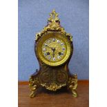 A French Boulle mantel clock