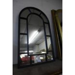 A Cathedral style mirror