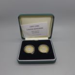 The Royal Mint, 1997-1998 UK silver proof £2 two-coin set