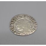 A Richard II hammered silver penny, York Mint, (pellet above each shoulder)