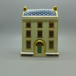 A Royal Crown Derby Georgian Town House paperweight