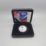 The Royal Mint, The Britannia 2017 UK one ounce fine silver proof £2 coin, with certificate no. 1746