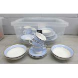 Thirty-two pieces of Doulton teawares **PLEASE NOTE THIS LOT IS NOT ELIGIBLE FOR POSTING AND