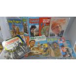 A collection of sixteen TV related annuals/books including Six Million Dollar Man, Champion The