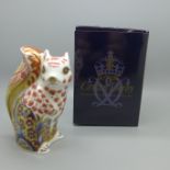 A Royal Crown Derby paperweight - Welbeck Squirrel, one of a limited edition of 1250, first in the