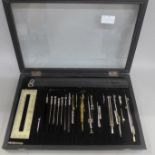 A technical drawing set