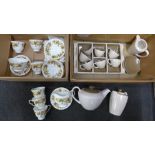 A Poole Pottery coffee set and a Queen Anne bone china tea set **PLEASE NOTE THIS LOT IS NOT