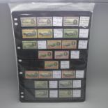 Stamps; Ascension 1938-40 selection to 1 shilling including 'Davit flaw' SG40a