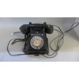 A Bakelite telephone, 164 56 numbered handset