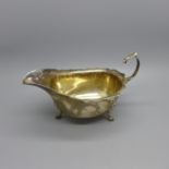 A silver sauce boat, 108g