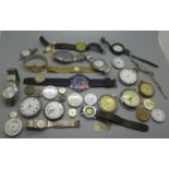 Pocket watches and wristwatches, etc.