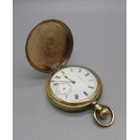 An Elgin full-hunter pocket watch with applied winged crest marked RFC