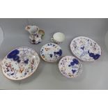 Copeland Spode blue and white china and other Gaudy Welsh china