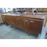 A teak sideboard, a/f