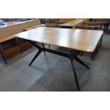 A G-Plan tola wood helicopter dining table