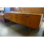 A teak sideboard