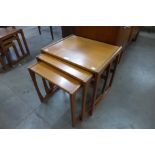 A G-Plan Quadrille teak nest of tables