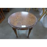 A small Arts and Crafts oak occasional table