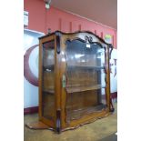 An Art Nouveau mahogany table top cabinet