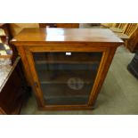 A Victorian walnut pier cabinet