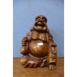 A wooden Buddha