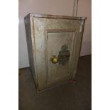 A Victorian Phillips & Son, Birmingham fitted cast iron safe, with key