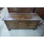 A George III oak coffer