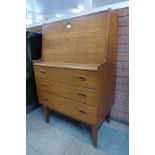 A teak bureau