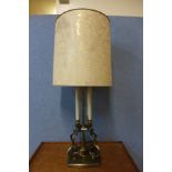 A George III style table lamp