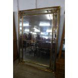 A large French style gilt framed mirror, 192cms h (M24W228) #