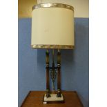 A George III style table lamp