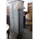 A beech standard lamp