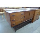 A small teak sideboard