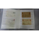 Stamps; Russian stamps and postal history in stock book