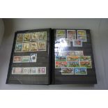 Stamps, Hungary; large stock book with the unmounted mint collection 1969-1989 mainly fine and in