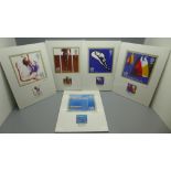 A Royal Mail limited edition Olympic and Paralympic mounted picture and stamp sets (5 designs)