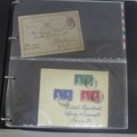 Stamps; Hong Kong Postal History in album (61 items)