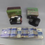 A View-Master, a light attachment and a collection of fifty-five slides