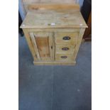 A Victorian pine kitchen cupboard