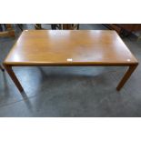 A Danish teak coffee table