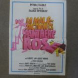 A film poster, Return of The Pink Panther, 1973