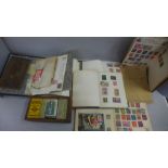 Cigarette cards and stamp albums