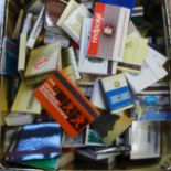 A large collection of mostly 1950's/60's match books