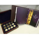 A set of 36 coins, 'The Millionaires Collection', with certificates