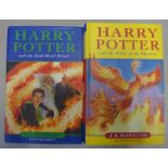 Two Harry Potter first edition books: Half Blood Prince and Order of The Phoenix