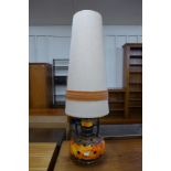 A West German style lava floor standing lamp