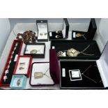 Silver and silver set jewellery