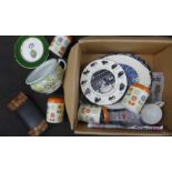 A selection of plates, pots and storage tins **PLEASE NOTE THIS LOT IS NOT ELIGIBLE FOR POSTING