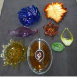 A collection of coloured glass **PLEASE NOTE THIS LOT IS NOT ELIGIBLE FOR POSTING AND PACKING**