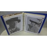 An album of movie ephemera, Westerns, actors, etc.